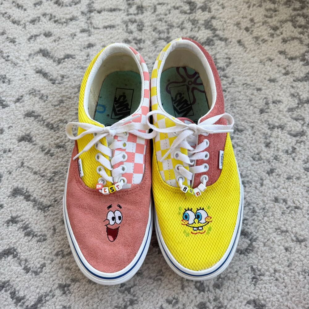 Vans X Spongebob Best Friends ERA Lace Up Shoes
Women's Size 11 Men's 9.5 RARE